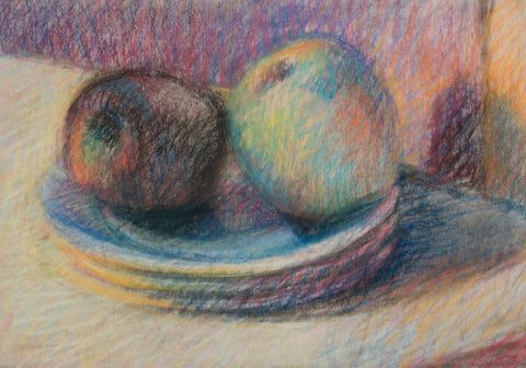 Plates and Fruit